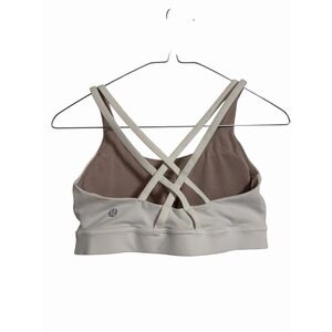 Lululemon Align Tank Top White Criss Cross Straps Size 6 Athleisure